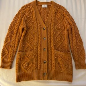 Aritzia Wilfred Alps Cable Knit Cardigan